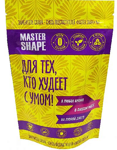 Заменитель сахара "MASTER SHAPE" №1 150 гр. уп. 6071