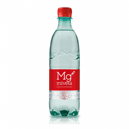 Вода "MIVELA Mg++" слабогаз. Природная лечебная 0,5 л. пл/б