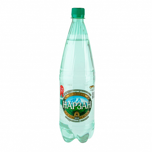 Вода  "НАРЗАН" газ. Золотой Натуральный лечебная АО Нарзан г. Кисловодск 1 л. пл/б