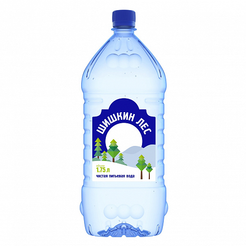 Вода  "ШИШКИН ЛЕС" негаз. минеральная 1,75 л. пл/б