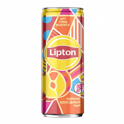 Чай холодный "LIPTON" Персик 0,25 л. ж/б.