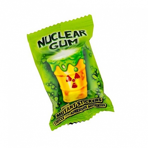 Резинка жевательная "FINI" Ядерный взрыв, лимон-лайм с наклейками 14 гр. 3580