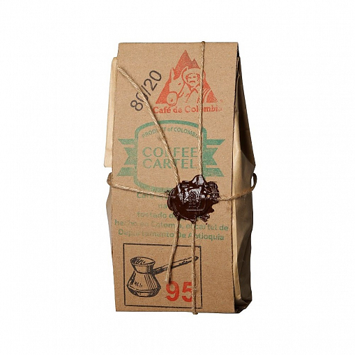 Кофе "COFFEE CARTEL" Колумбия Супремо №95 тонкий помол жар. мол. 250 гр. уп.
