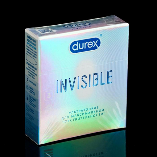 Презервативы "DUREX" Invisible ультратонкие 3 шт. 3726424