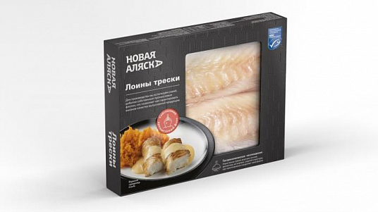 Треска "НОВАЯ АЛЯСКА" лоины зам. 600 гр. в/у.