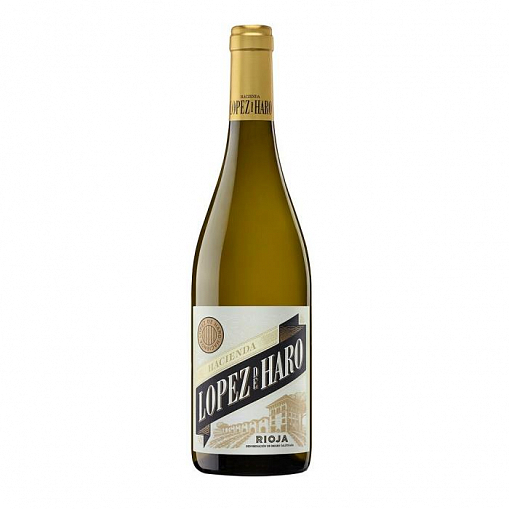 Вино "Асьенда Лопес де Аро" 2021 бел. сух. 12,5% 0,75 л. ст/б.