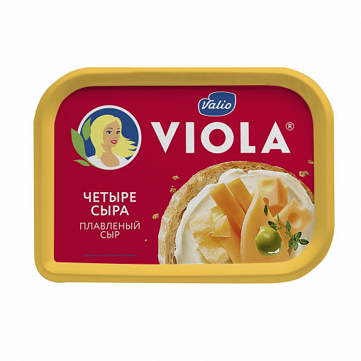 Сыр "VIOLA" плавленый, Четыре сыра 50% 200 гр. пл/б.