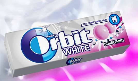 Резин. жеват. "РИГЛИ" Орбит White Bublemint Фрукты/ мята 14 гр