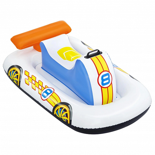 Лодочка "BESTWAY" надувная, Funspeakers Police Car Baby Boat 110*75 см. 41480/7434366