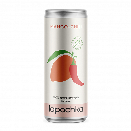 Лимонад "LAPOCHKA" Манго Чили 0,33 л. ж/б. _