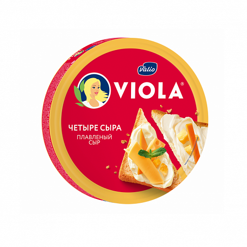 Сыр "VIOLA" плавленый порционный четыре сыра 45% 130 гр. кор.