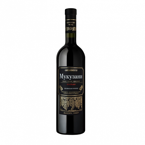 Вино "Гремисеули" Мукузани кр. сух. 12% 0,75 л. ст/б.