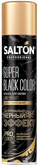 Краска "SALTON" Proff для замши,велюры,нубука, Черный 300 мл. 0002/018