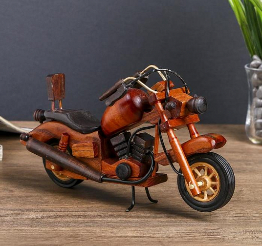 Сувенир Модель мотоцикла, микс. 14*23,5*5 см. 4301259