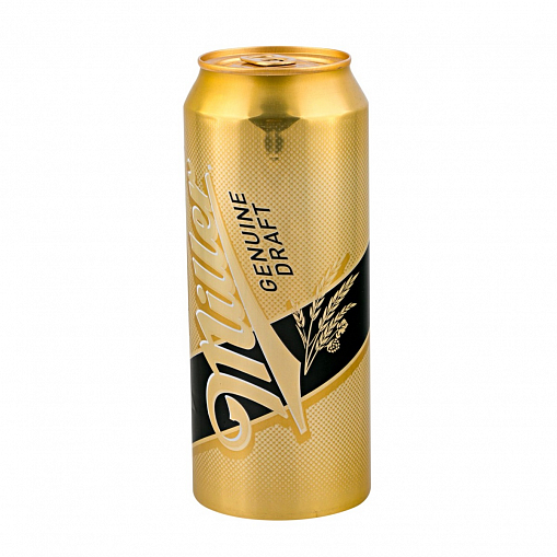 Пиво "МИЛЛЕР" Дженюин Драфт светлое фильтр. 4,7% 0,5 л. ж/б.