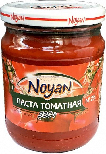 Паста "NOYAN" томат. №25 530 мл. ст/б