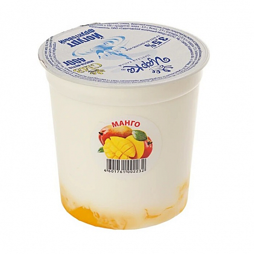 Йогурт "ЦАРКА" Манго 3,5 % 400 гр. пл/б