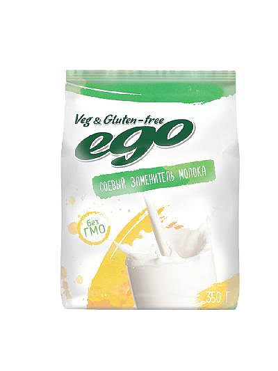 Сухой заменитель молока "EGO" соевый, БГ 350г пак.