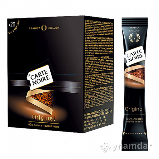 Кофе "CARTE NOIRE" Капуччино раст. 15 гр. пак.