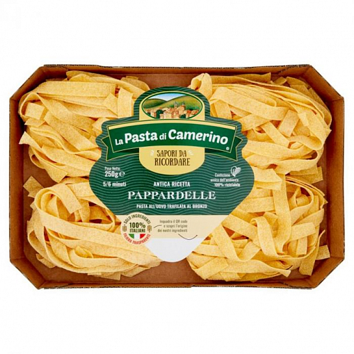 Макаронные изделия "LA PASTA DI CAMERINO" Паппарделле яичные 250 гр. кор.лот. 3088