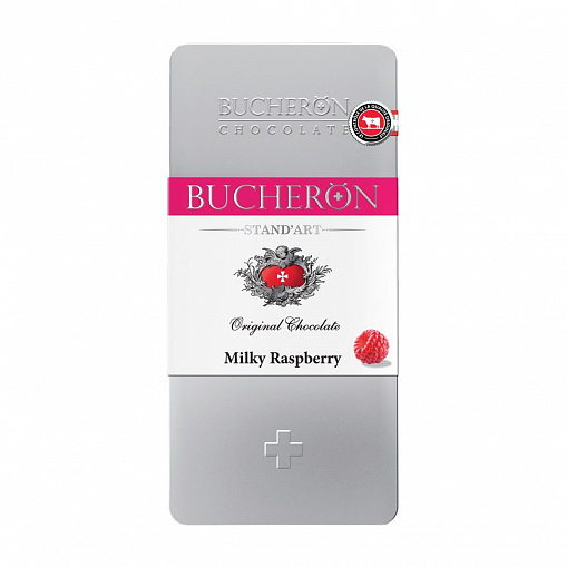 Шоколад "BUCHERON" Молочный с малиной 100 гр. ж/б.