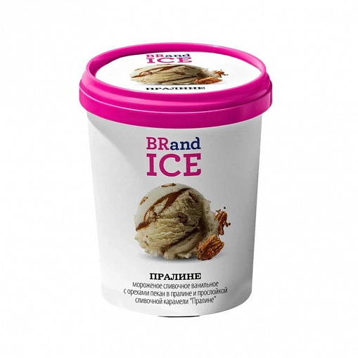 Мороженое "BRAND ICE" Пралине 600 гр. ванна