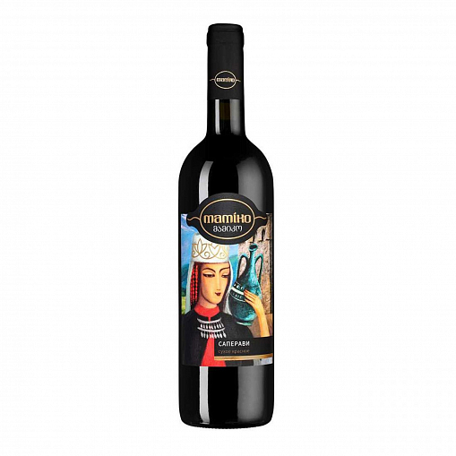 Вино "МАМИКО" Саперави кр. сух. 12,5% 0,75 л. ст/б.