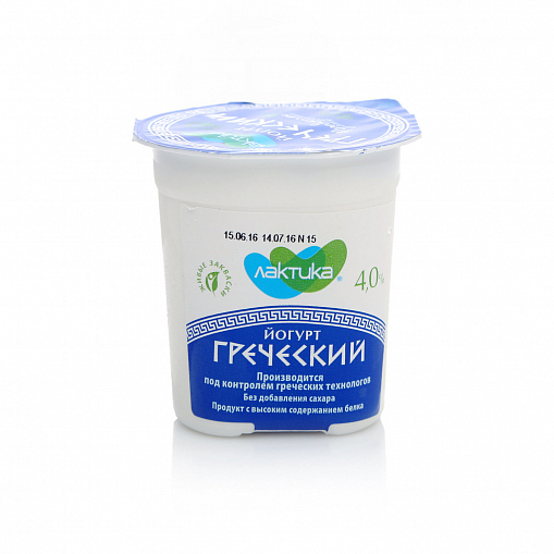 Йогурт "LACTICA" Греческий 4 % 120 гр. пл/ст