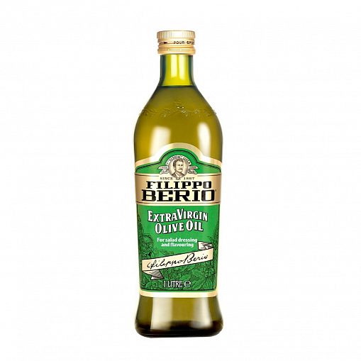 Масло оливковое "FILIPPO BERIO" E.V. 1 л. ст/б.