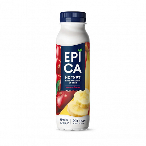 Йогурт "EPICA" Вишня-банан 2,5 % 260 гр. пл/б.