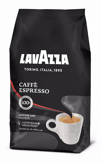 Кофе "LAVAZZA" Caffe Эспрессо зерно 1000 гр. в/у 1874