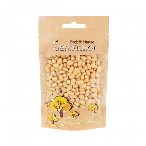 Кедровые орехи "Семушка" очищ. 50 гр. пак.