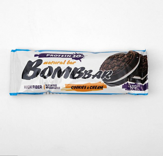 Батончик "BOMBBAR" Печенье-крем, неглазированный 60 гр. уп.