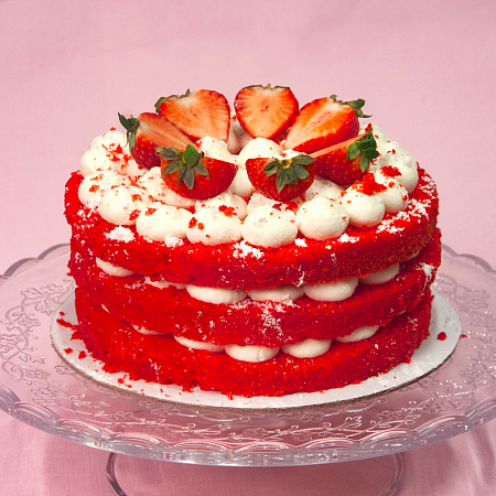 Торт Красный бархат 1,1 кг.