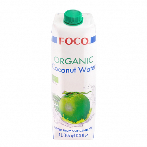Вода кокосовая "FOCO" Органик   1 л. т/пак.