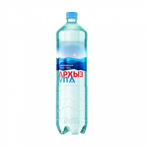 Вода минеральная "АРХЫЗ" газ. Vita 1,5 л. пл/б