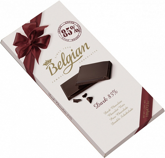 Шоколад "BELGIAN" Горький 85% 100 гр.