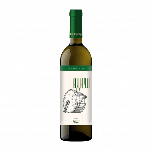 Вино "АШАМТА" Адаул бел. сух. 10-12% 0,7 л. ст/б.