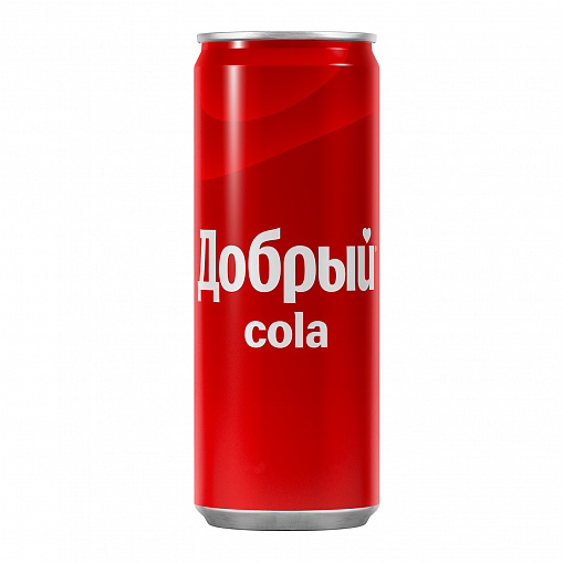 Напиток "ДОБРЫЙ" Кола газ. 0,33 л. ж/б.