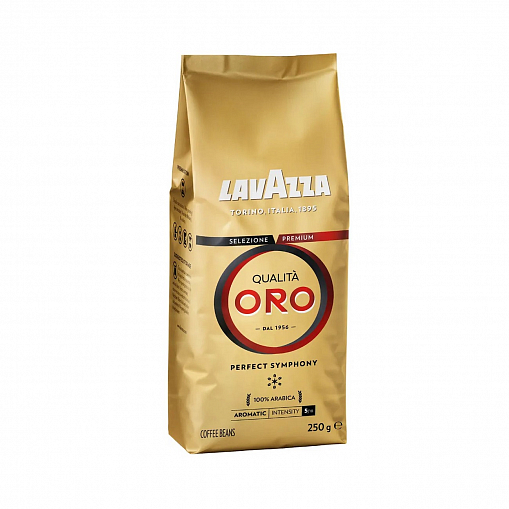 Кофе "LAVAZZA" Кволита ORO зерно 250 гр. пак.