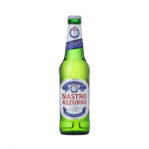 *Пиво "PERONI" Nastro Azurro светлое фильтрованное 5,1% 0,33 л. ст/б.