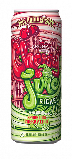 Чай холодный "AriZona" Cherry Lime Rickey 695 мл. ж/б. 0642