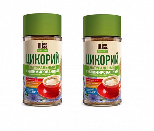 Цикорий "ULISS" Натур. сублим. 85 гр. ст/б.