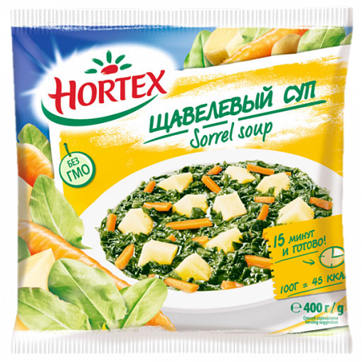 Суп "HORTEX" Щавелевый 400 гр. пак.