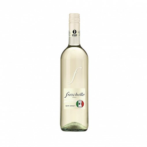 Вино "Фрескелло Семи Свит Уайт" бел. п/сл. 10-10,5% 0,75 л. ст/б.