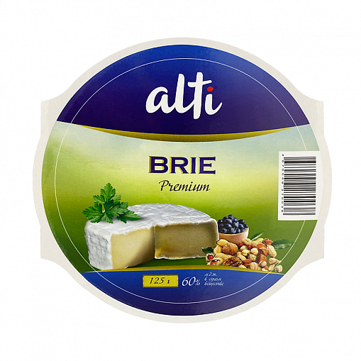 Сыр "ALTI" Бри Premium 60% 125 гр. уп.