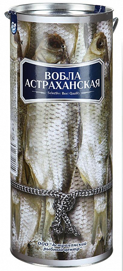 Вобла "АРК БЕЛУГА" вял.   850 гр. в сувенирном тубусе