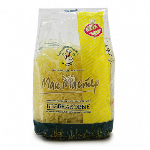 Макароны "МАКМАСТЕР" Безбелковые Спираль 300гр. _