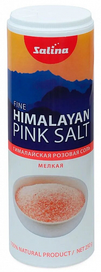 Соль "SALINA" Розовая гималайская мелкая 250 гр. пл/б.