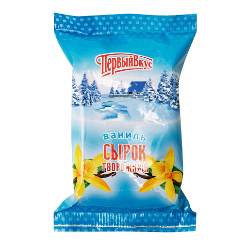 Сырок "ПЕРВЫЙ ВКУС" Творожный с ванилином 4,5% 100 гр. уп.